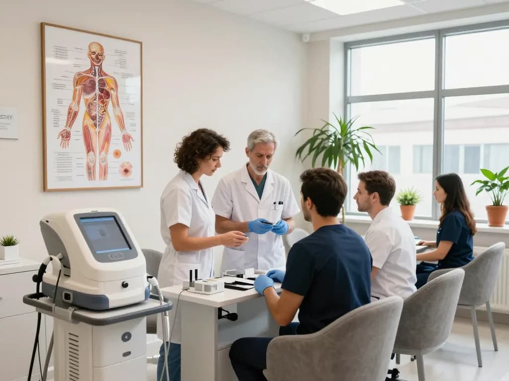 Konsultation in einer Haartransplantationsklinik in Istanbul, mit modernen Techniken und professioneller Umgebung.