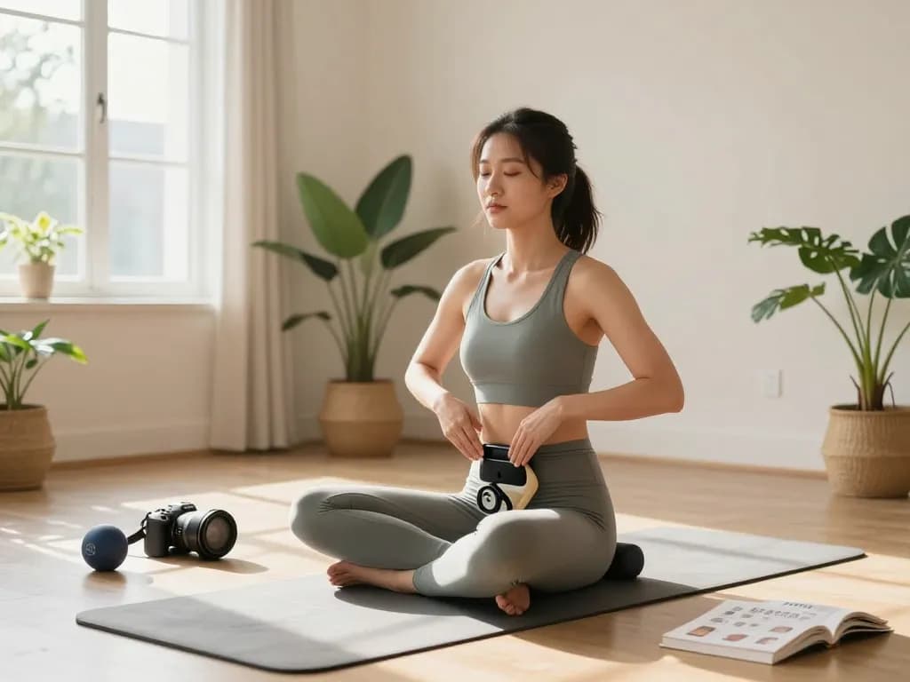 Enhance your pelvic health with therapy tools from https://pelvi-care.de/ in a serene home environment.