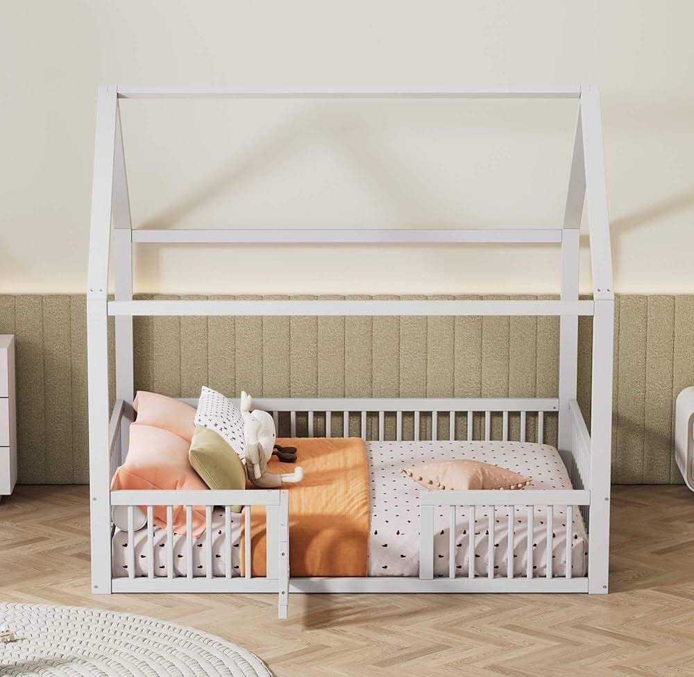 Schlicht, elegant und sicher – Hausbett 120x200 mit durchdachtem Design