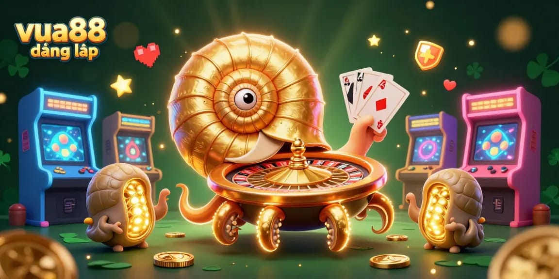 Play games at vua88 đăng nhập with colorful characters and engaging casino elements in a vibrant 3D scene.