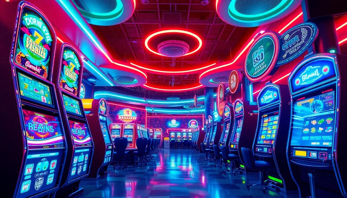 Experience casino bonus ohne einzahlung deutschland through vibrant slots in a lively setting.