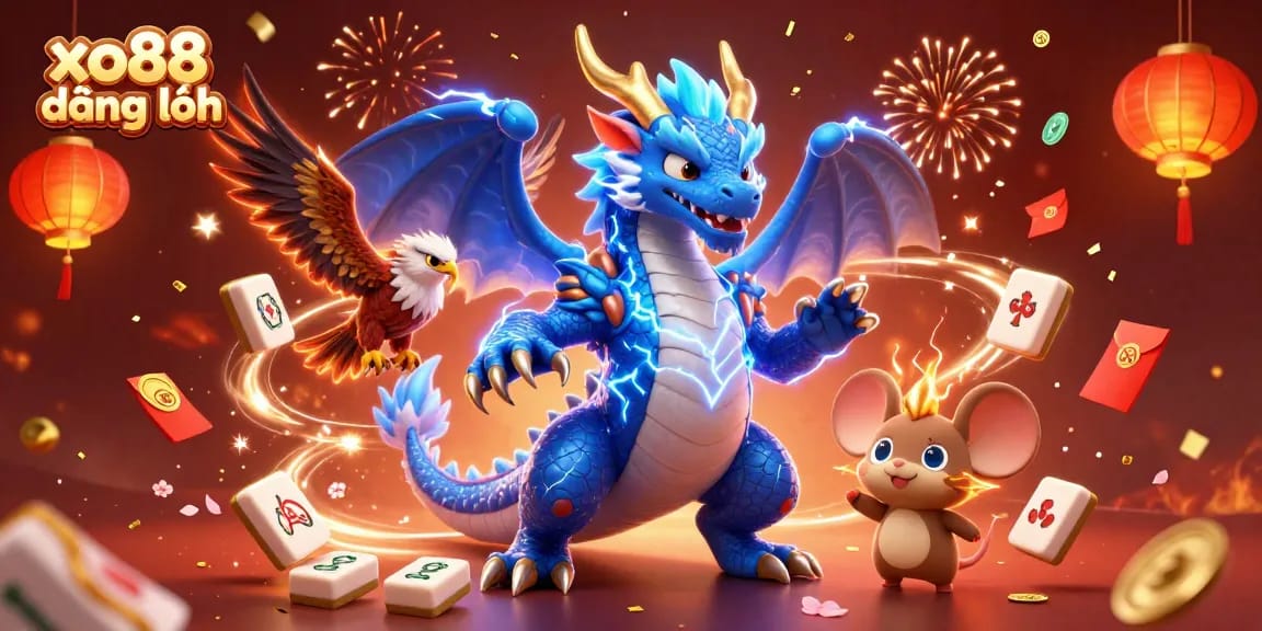 Engage with xo88 đăng nhập through a vibrant 3D illustration capturing casino excitement.