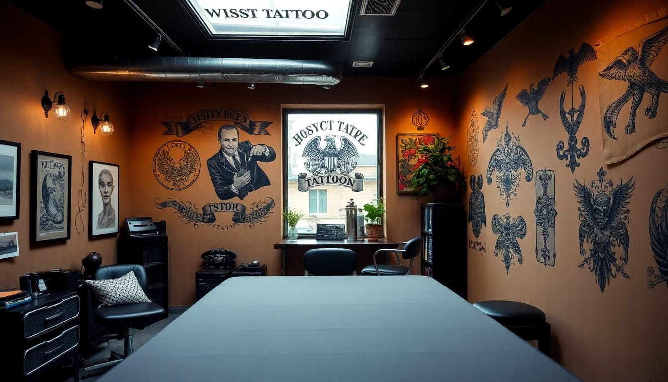 Professionelle Tätowierung im Tattoo Studio München mit kreativen Designs und talentierten Künstlern.