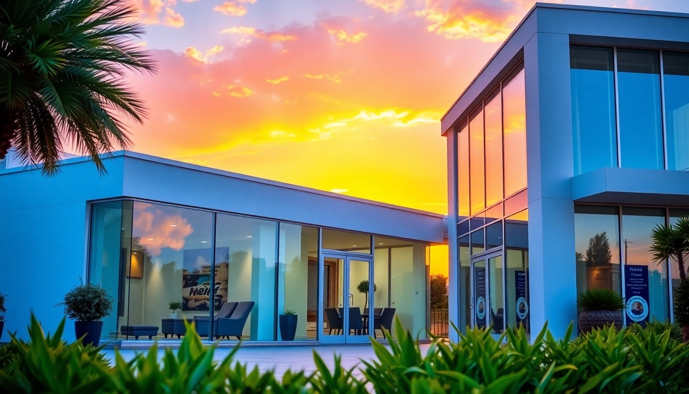 Immobilien kaufen in Nordzypern: Zeitgemäße Immobilientreuhandstelle in Kyrenia mit einem strahlenden Ambiente.