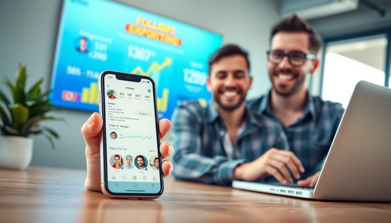 Echte Instagram Follower kaufen: Analyse eines vergnügten Marketers mit wachsender Followerzahl.