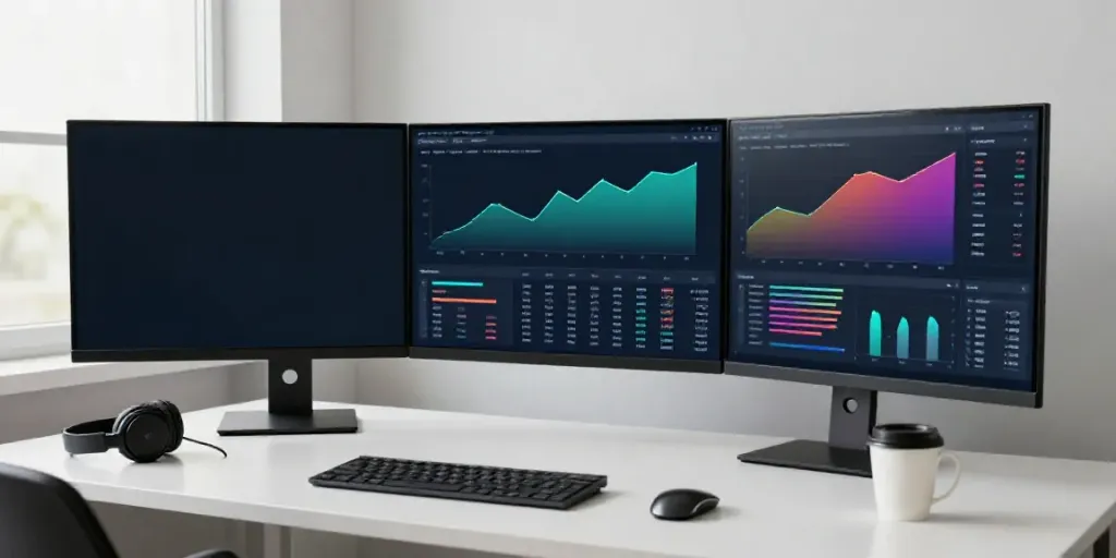 Das Freiberuflerkonto für Selbstständige zeigt eine moderne Desktop-Umgebung mit Finanzsoftware.