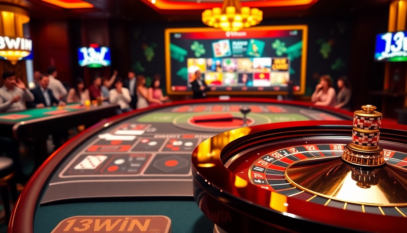 Engaging players with thrilling games at 13win asia's online casino experience.