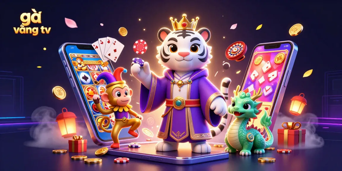 Engage with gà vàng tv's rich casino experience featuring vibrant characters and dynamic gambling elements.