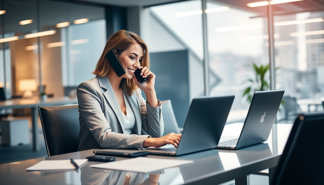 Headhunter IT beim Recruiting-Prozess in modernem Büro und angenehmer Atmosphäre.