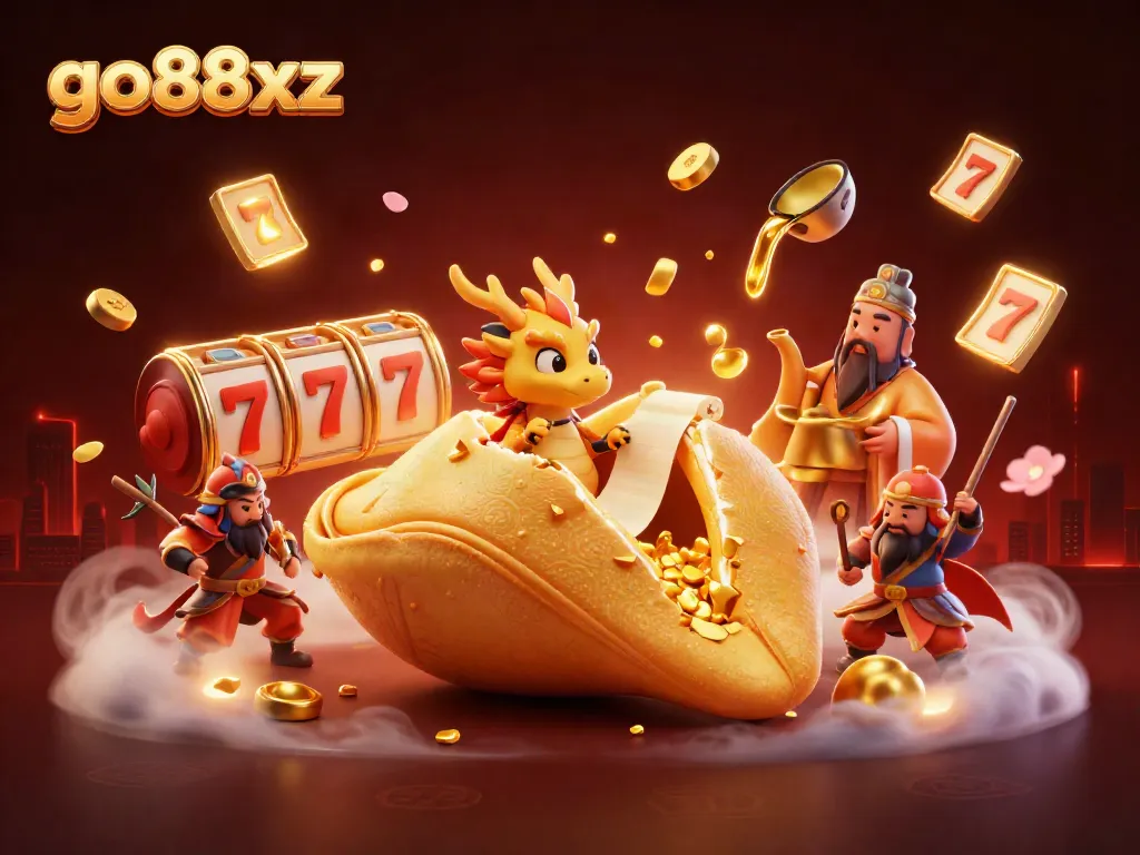 Experience thrilling wins with go88xz in this vibrant fantasy slot scene.