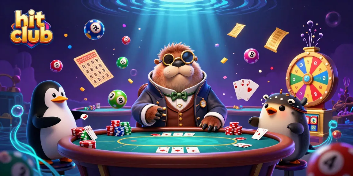 Experience the thrill at hit club while enjoying poker with dynamic elements and vibrant visuals.