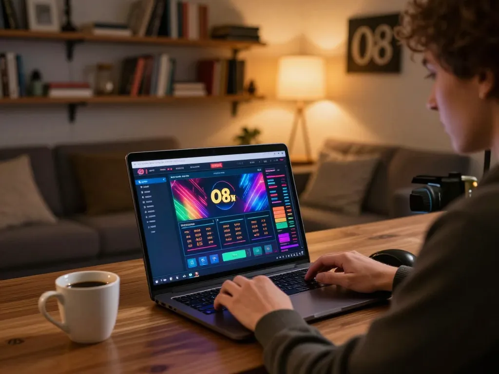 Engaging gameplay session on O8 FOREX platform showcasing vibrant online casino interface.