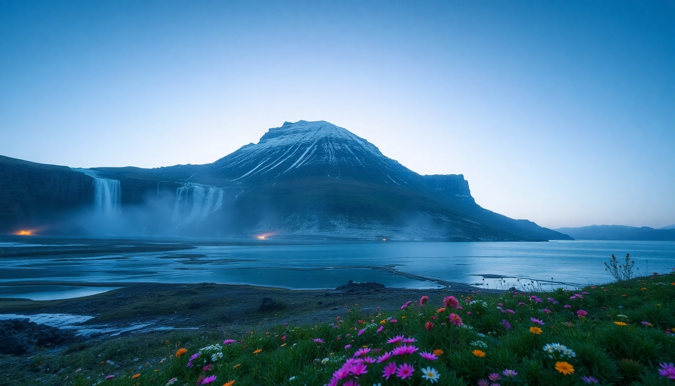 Entdecken Sie die beeindruckende Landschaft bei einer Reise nach Island mit faszinierenden Wasserfällen und Nordlichtern.