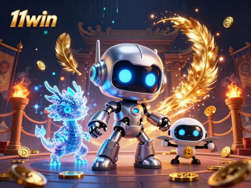 Experience thrilling gameplay at 11win with a vibrant casino scene filled with dynamic elements