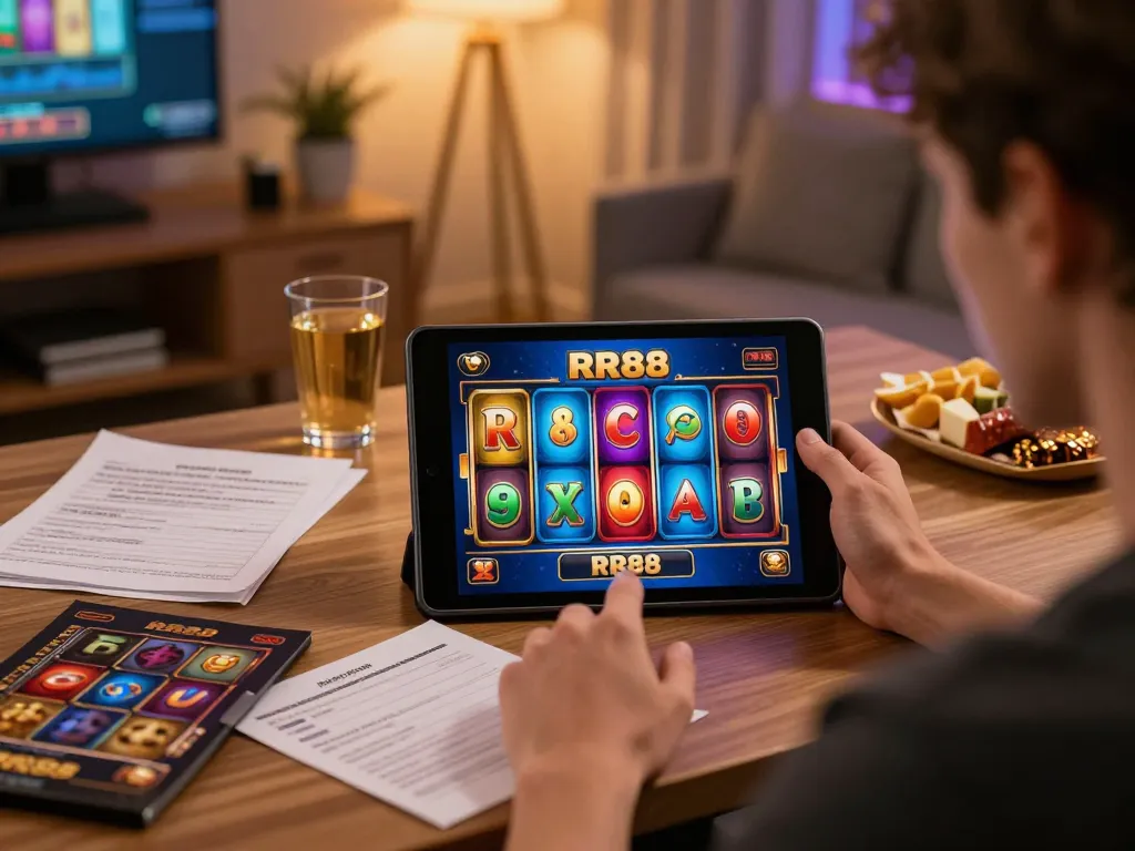 Play popular slots on RR88 platform from the comfort of your home with engaging visuals.