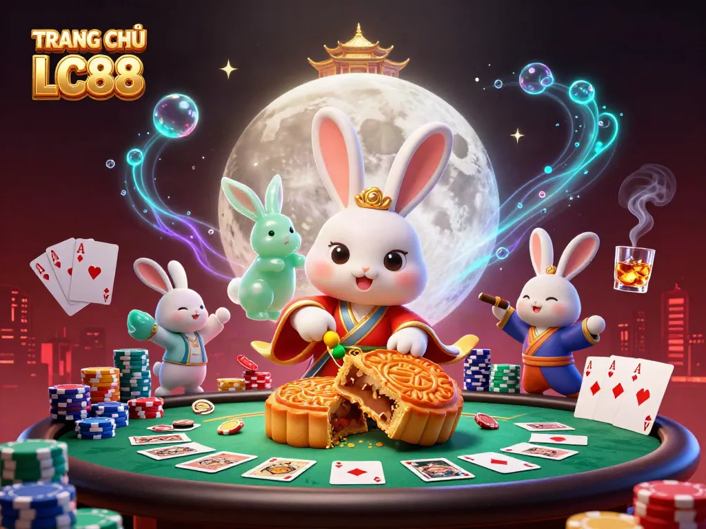 Experience thrilling gaming action with TRANG CHỦ LC88's vibrant casino atmosphere and poker excitement.
