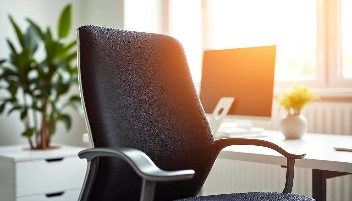 Herman Miller Mirra Stuhl im eleganten Büro mit ergonomischem Design