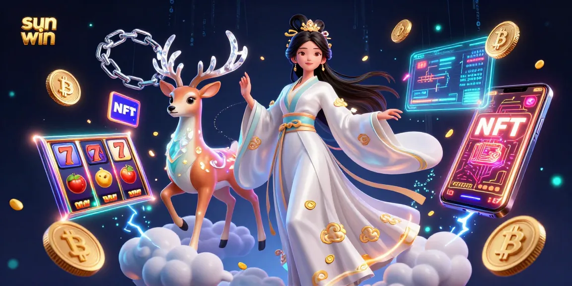 Experience thrilling gameplay with sun win at a vibrant 3D casino, featuring rich visuals and slot elements.