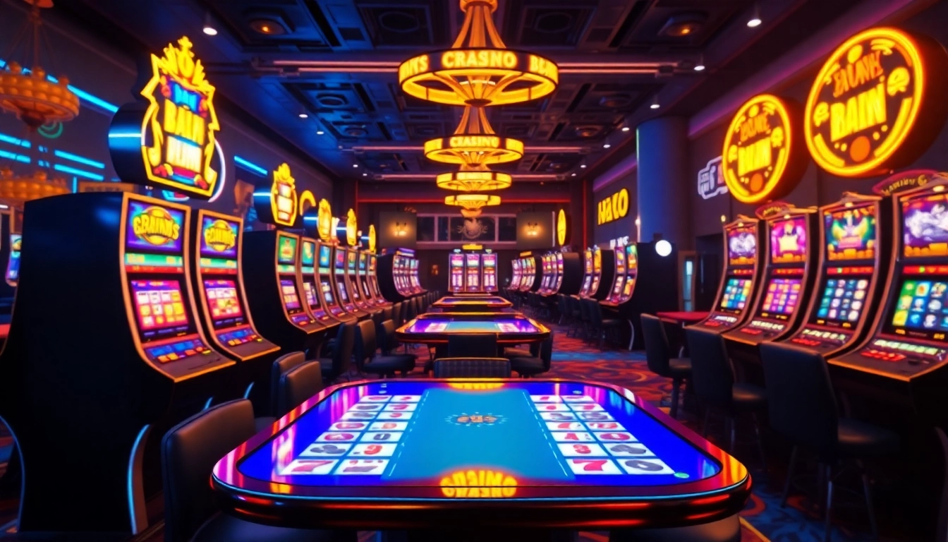 Experience the excitement of online casinos ohne deutsche lizenz with dynamic gaming options, bright lights, and lively atmosphere.