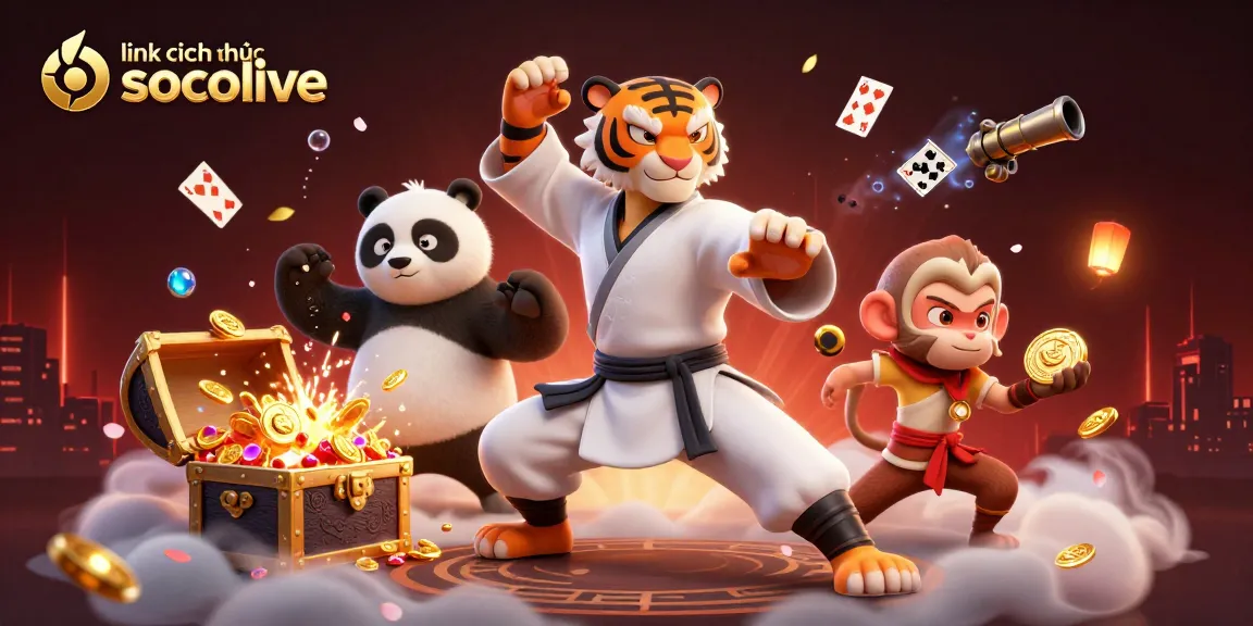 Bet on excitement with link chính thức socolive featuring vibrant cartoon characters and dynamic gaming elements.