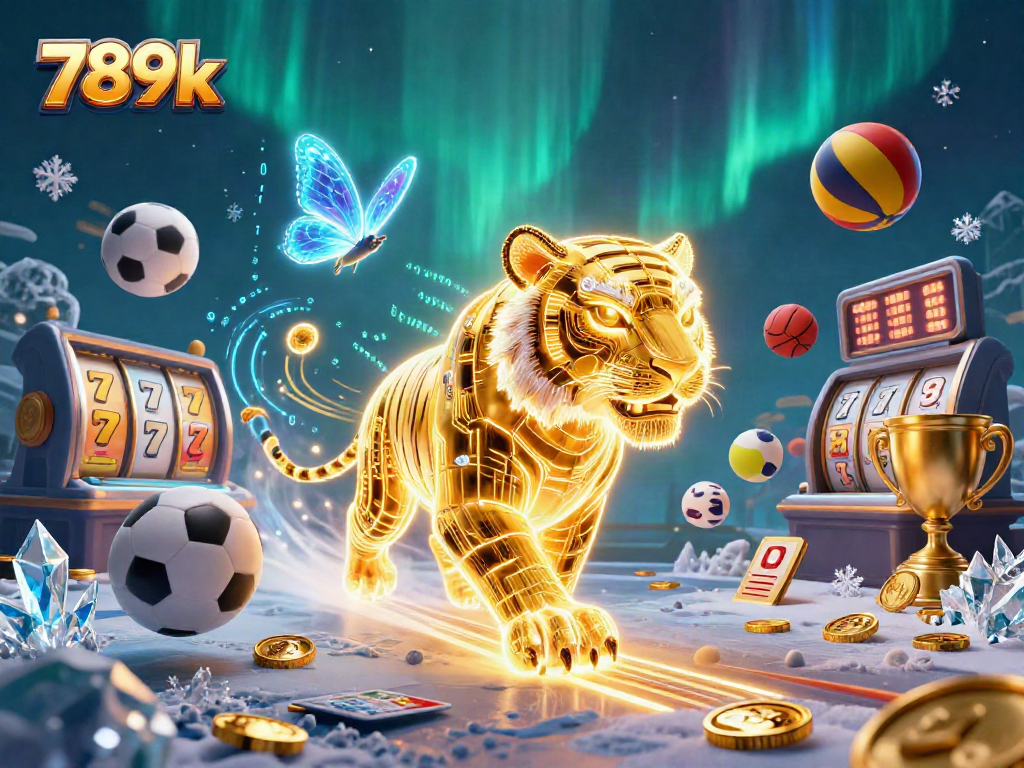 Experience thrilling wins with the vibrant 789k casino illustration featuring dynamic gaming elements.