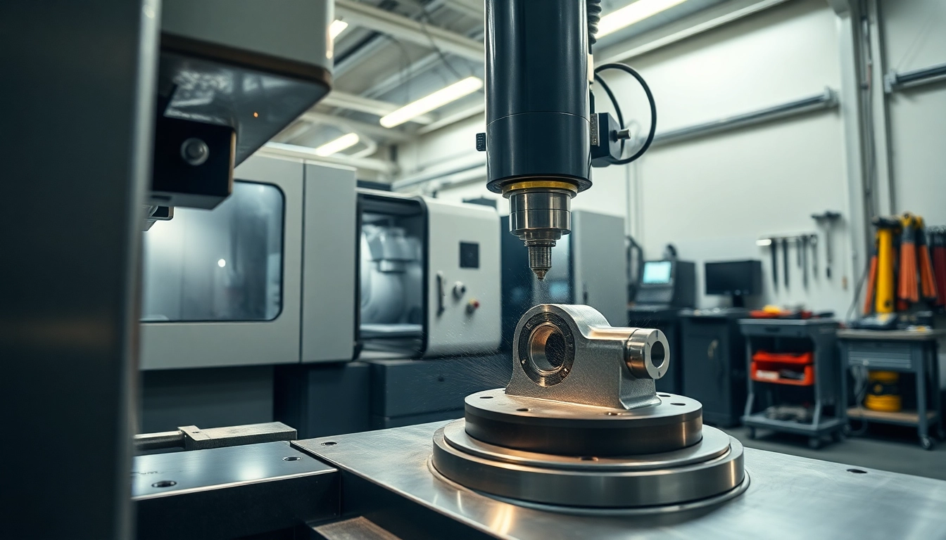 CNC Lohnfertigung Bayern: Hochpräzise CNC Maschinen fertigen präzise Teile.