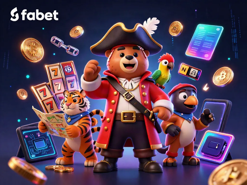 Experience thrilling slots and jackpots with fabet's gaming adventures featuring cartoon characters.