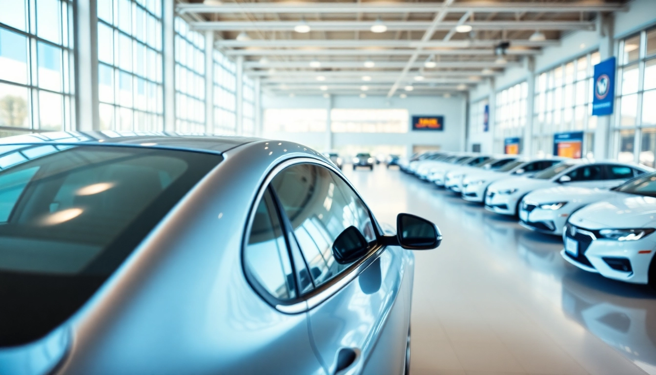 Auto kaufen im eleganten Autohaus mit modernen Fahrzeugen zur Auswahl.
