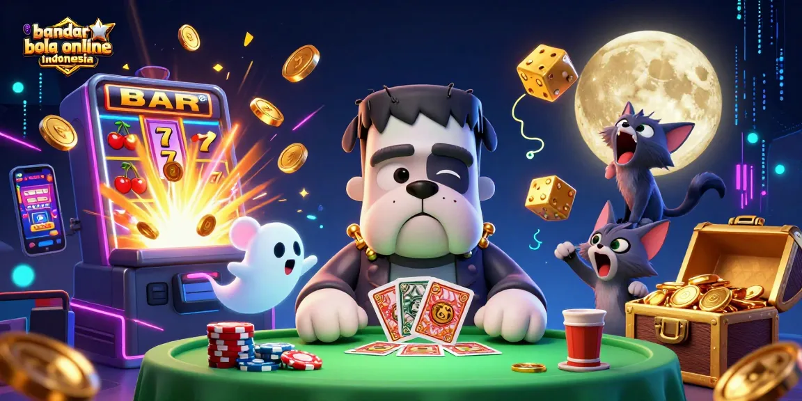 Experience thrilling gameplay action with bandar bola online indonesia showcasing vibrant characters and casino elements.