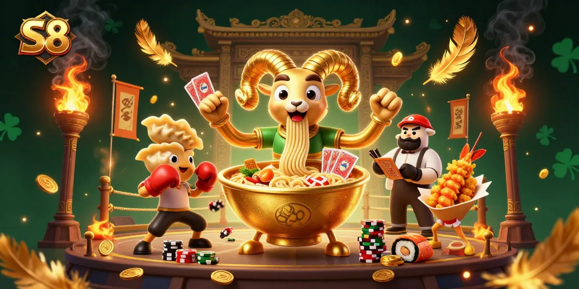 Experience S8's exciting gambling scene with vibrant characters and thrilling casino elements.