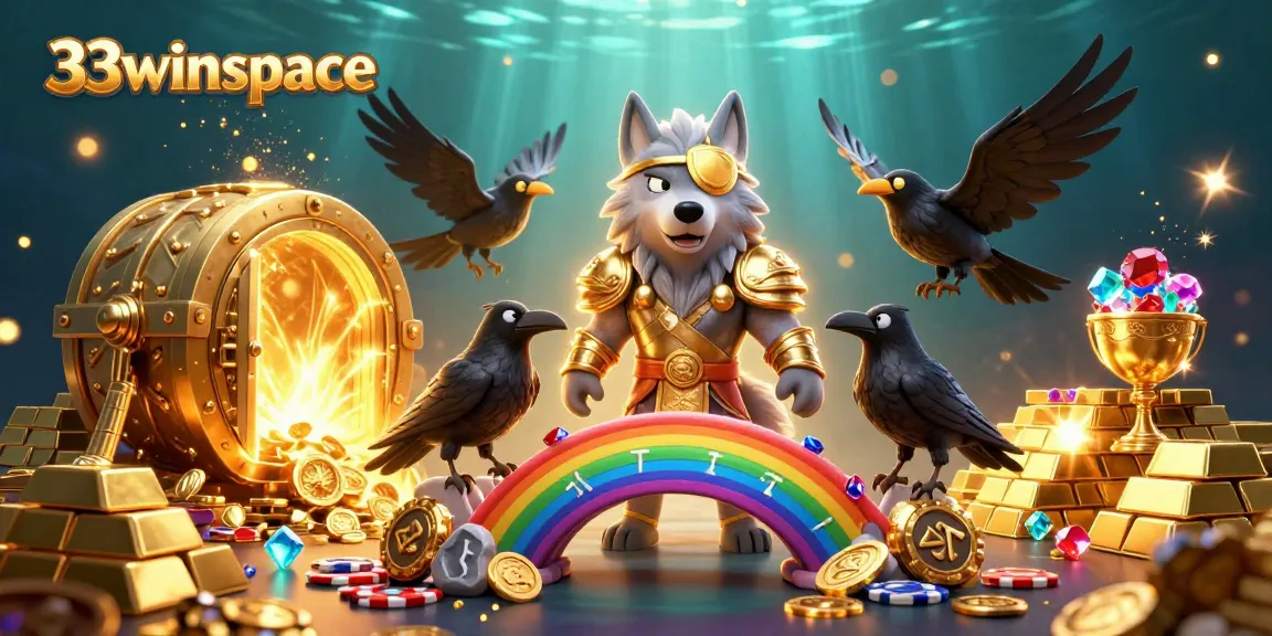 Experience mega wins at 33winspace with a vibrant casino adventure featuring mythical characters.