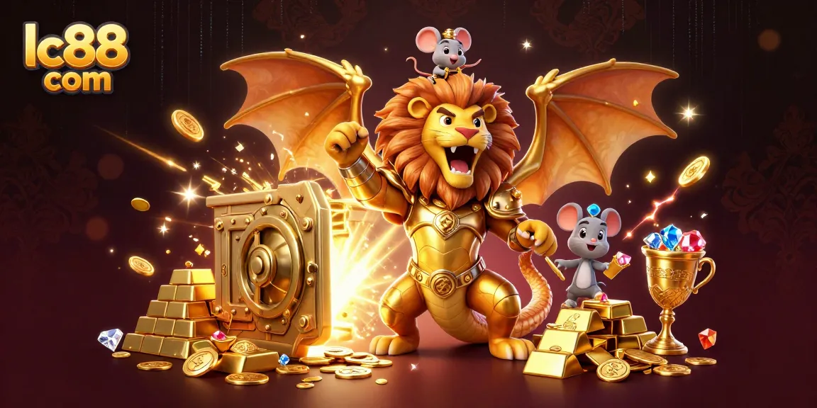 Immerse in thrilling gameplay at lc88 com with captivating golden treasures and powerful characters.