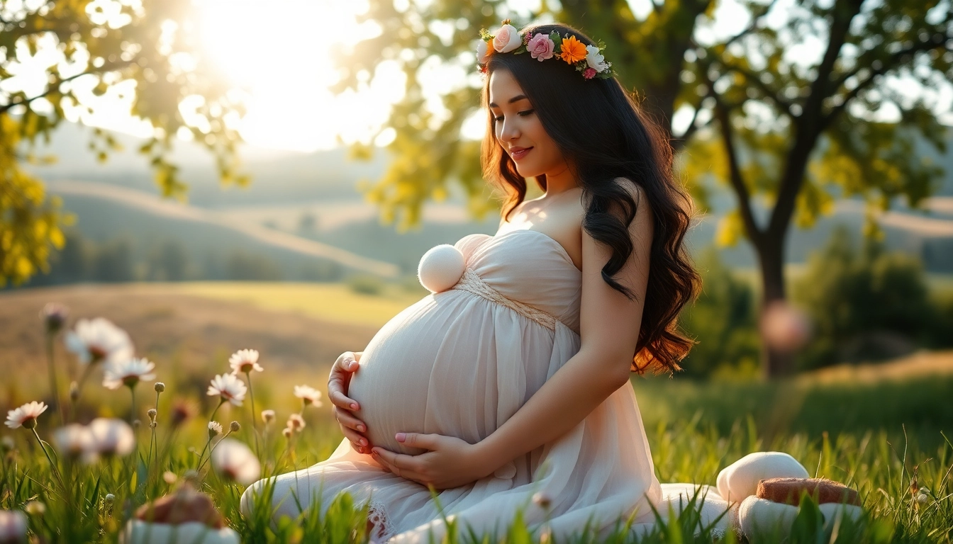 Magische Momente beim Babybauch Shooting München festhalten