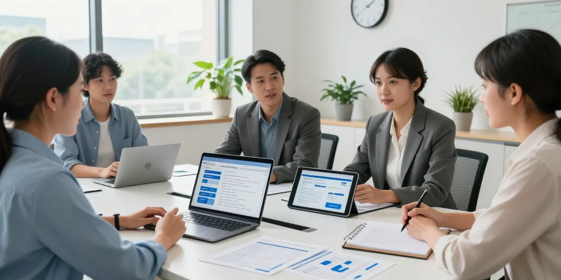 Engaging data protection consultation scene highlighting Datenschutz Dienstleistung with diverse professionals collaborating on privacy solutions.