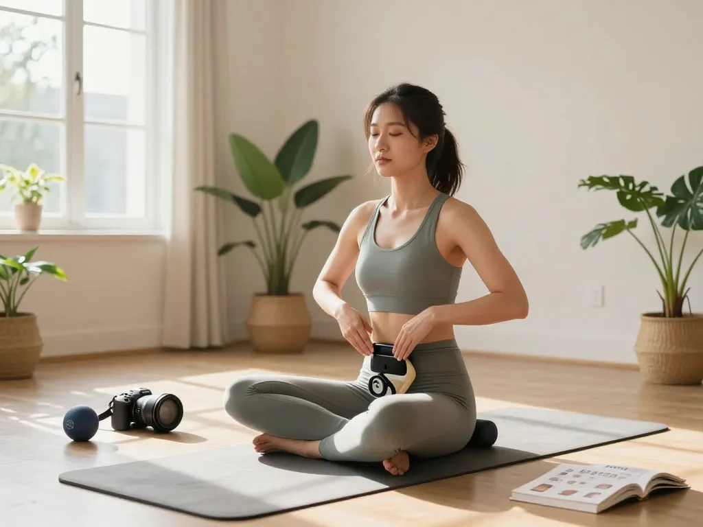 Enhance your pelvic health with therapy tools from https://pelvi-care.de/ in a serene home environment.