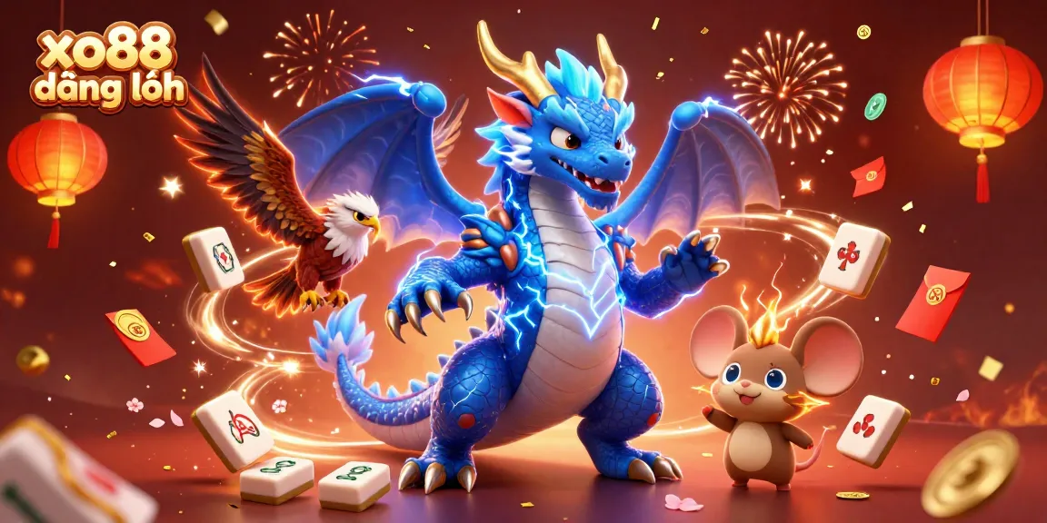 Engage with xo88 đăng nhập through a vibrant 3D illustration capturing casino excitement.