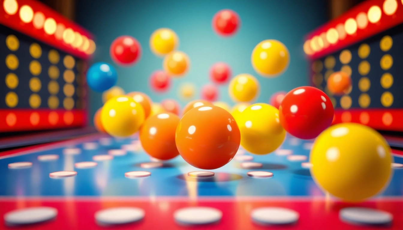 Erleben Sie die aufregende plinko app mit bunten Kugeln, die spannend durch das Spielbrett fallen.