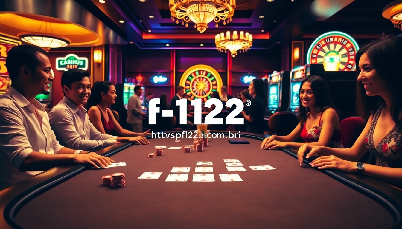 Experience vibrant online gambling excitement at https://f122.com.br/ with engaging table games and lively players.
