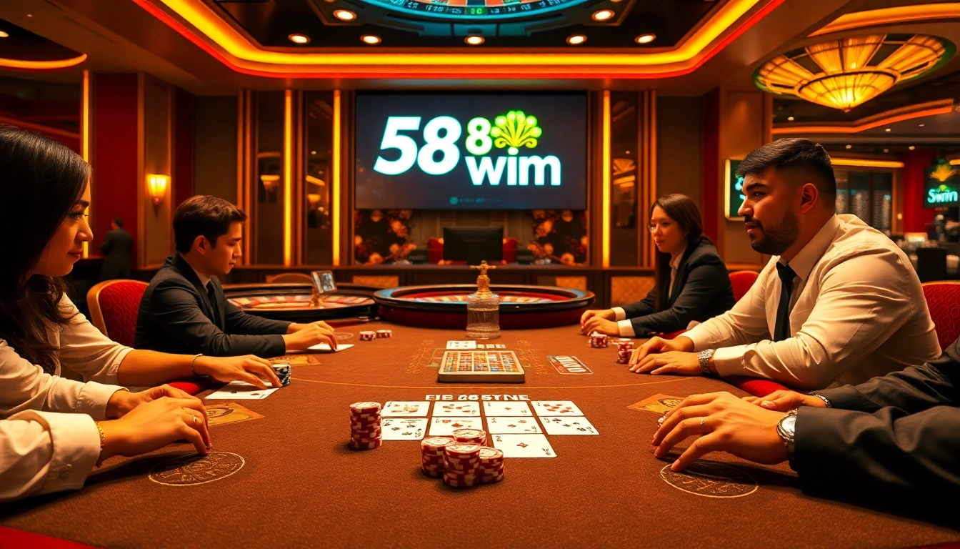 Experience the thrill of 58 win at our luxurious casino, featuring poker and roulette games.