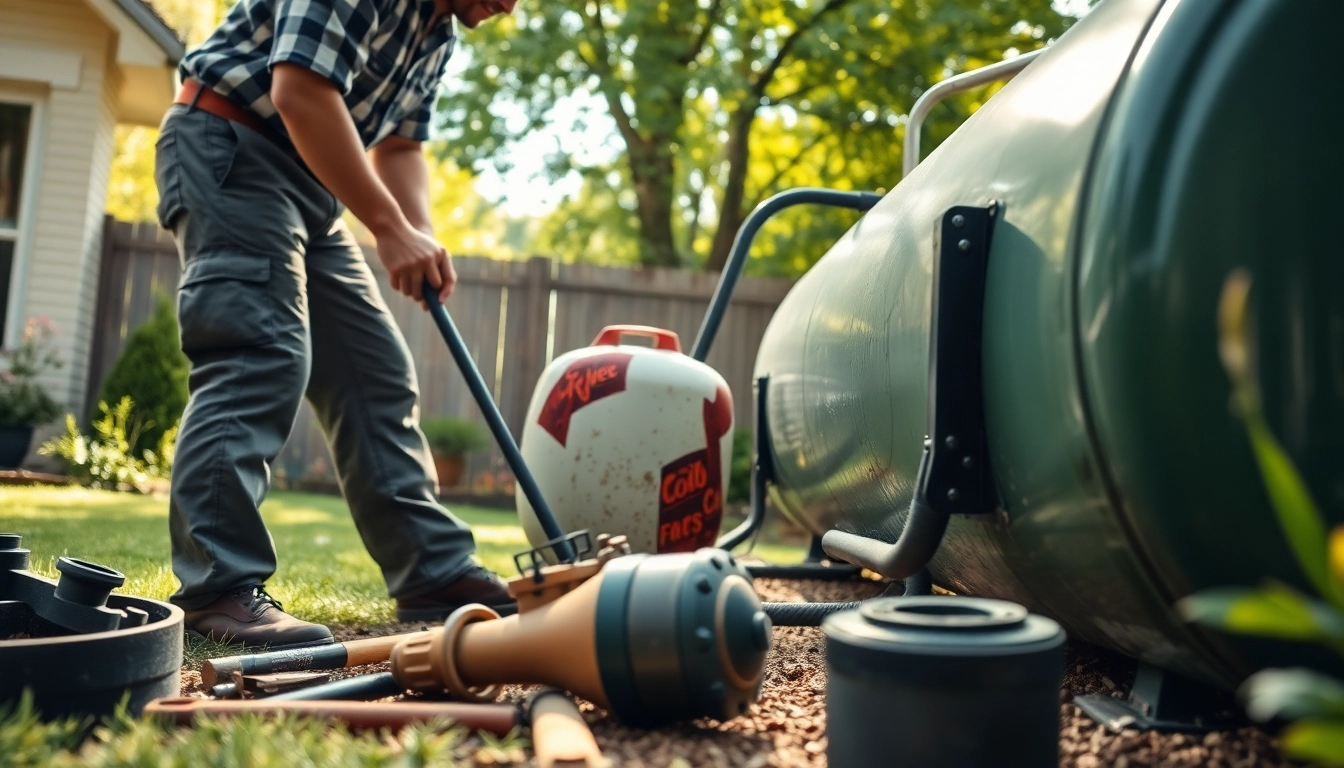 Preise Heizöltank Demontage – Fachmännische Demontage eines Heizöltanks im Garten.