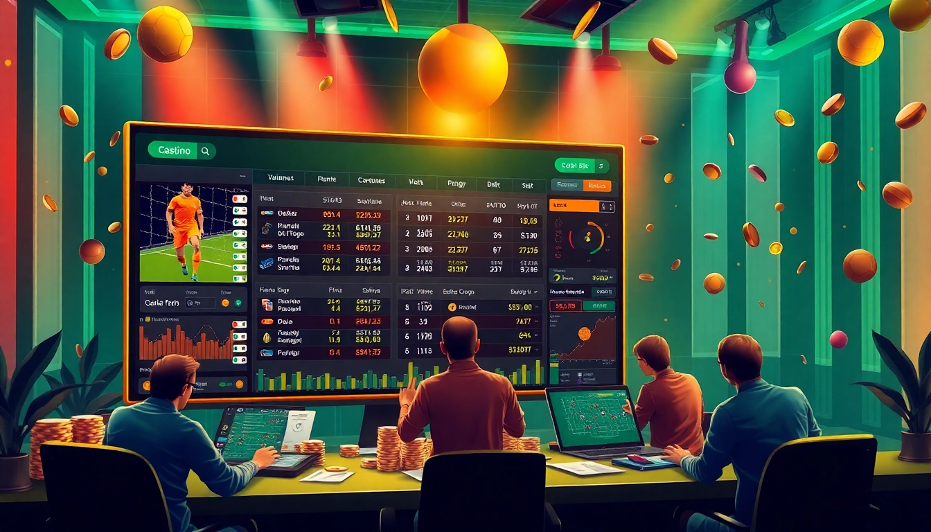 Exciting online sports betting atmosphere featuring Thể thao Five88 with vibrant visuals and interactive elements.