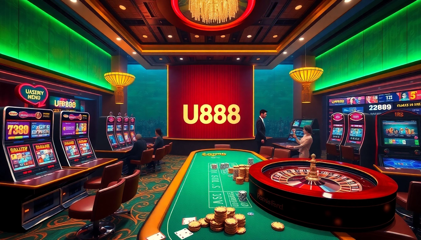 Experience excitement at U888 online casino with dynamic gameplay and luxurious gaming elements.