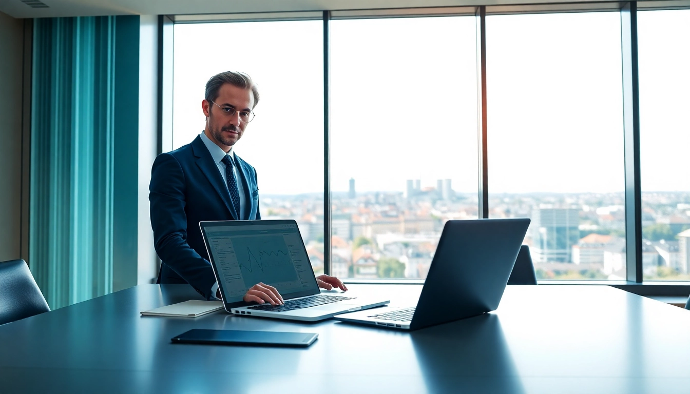 Headhunter Schweiz professioneel in einem modernen Büro in Zürich