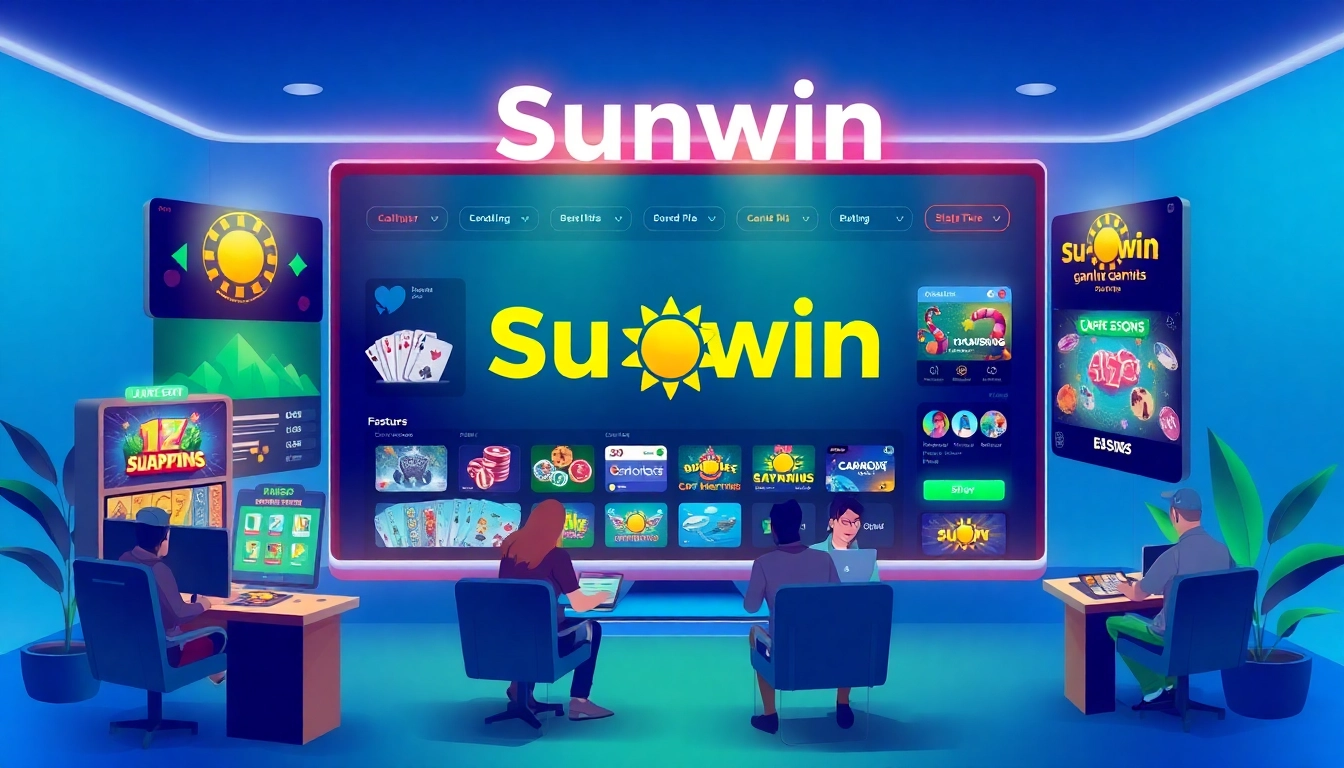 Experience the thrill of gaming with tải sunwin on a visually engaging platform, showcasing diverse games and vibrant interactions.