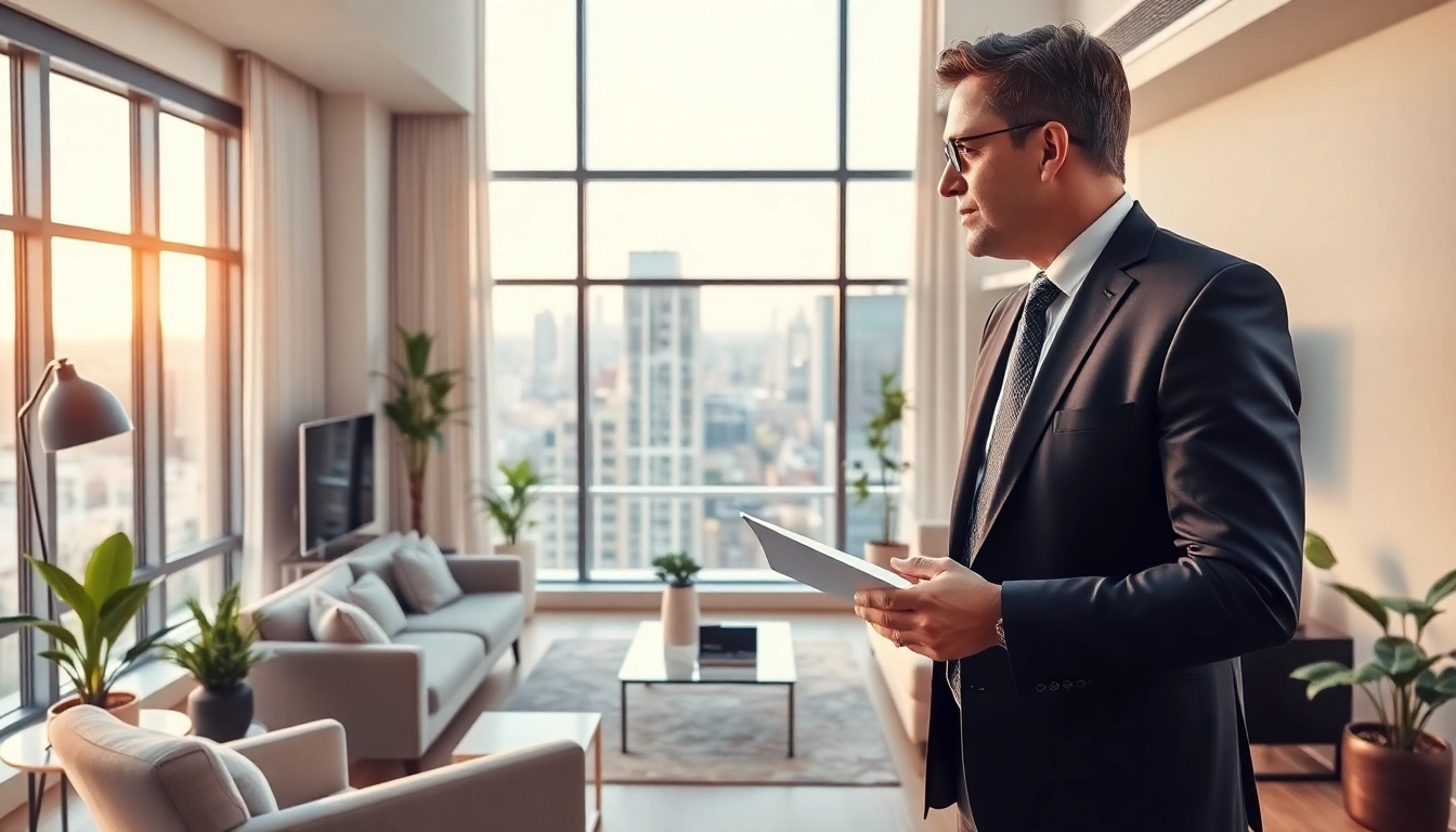 Wohnung kaufen: Elegante Wohnung mit natürlichen Licht und Aussicht präsentieren.