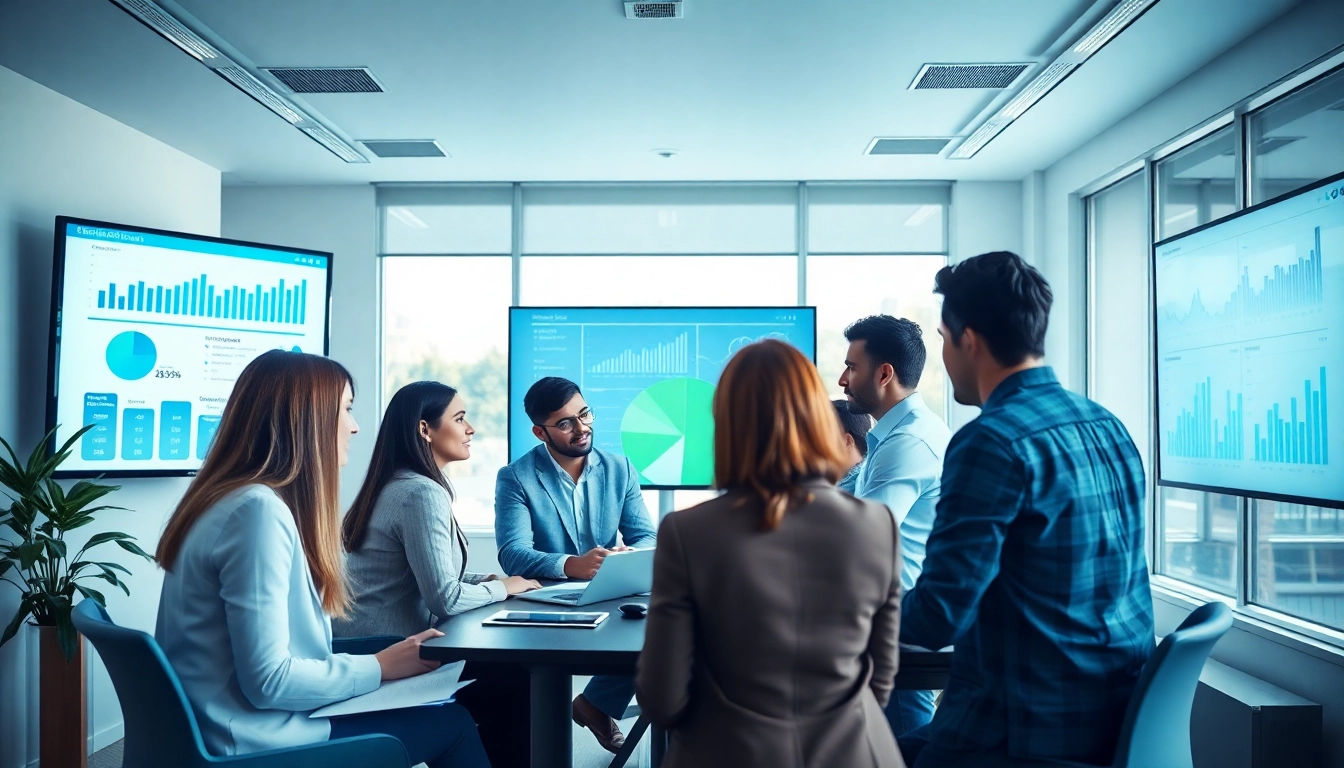 Professionelles Team diskutiert Personalvermittlung Vertrieb Strategien in einem modernen Büro.