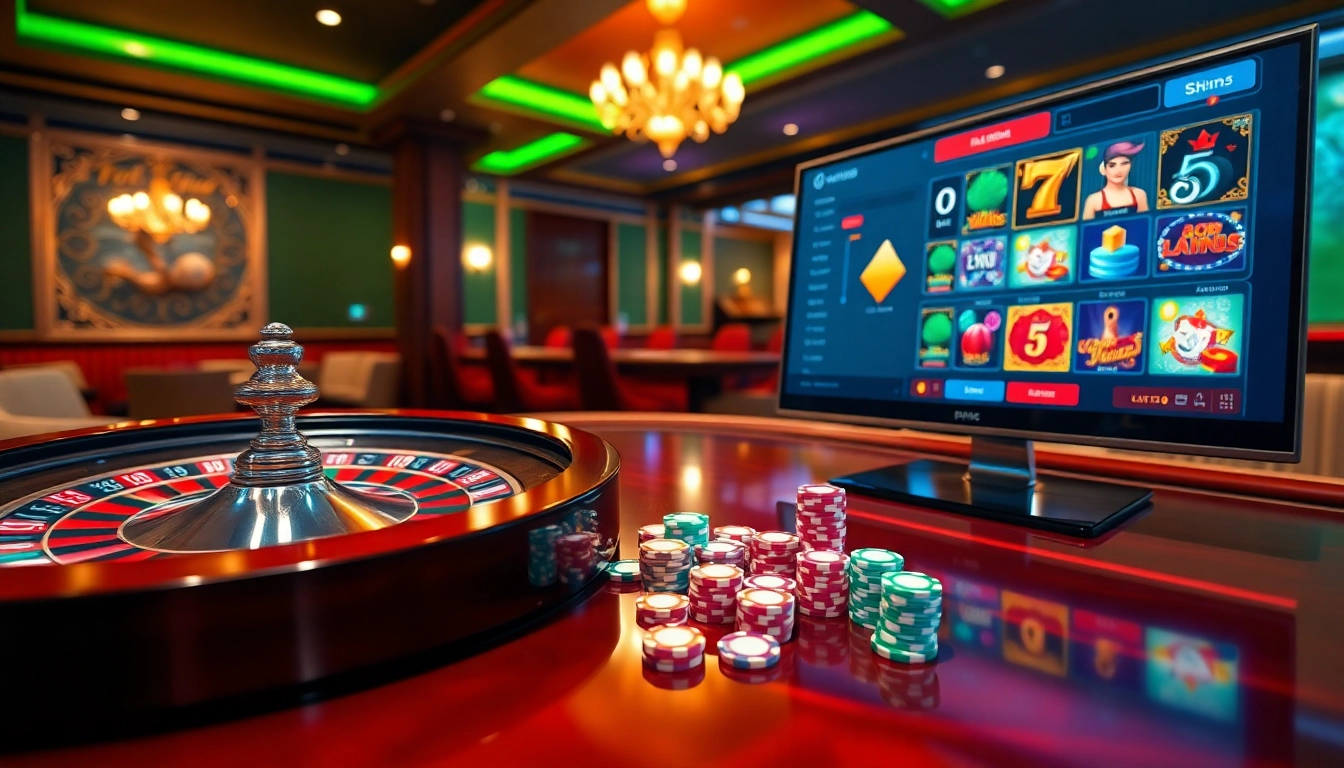 Engage in thrilling online gambling at https://nhatvip.meme/ with an elegant casino atmosphere featuring roulette and poker.