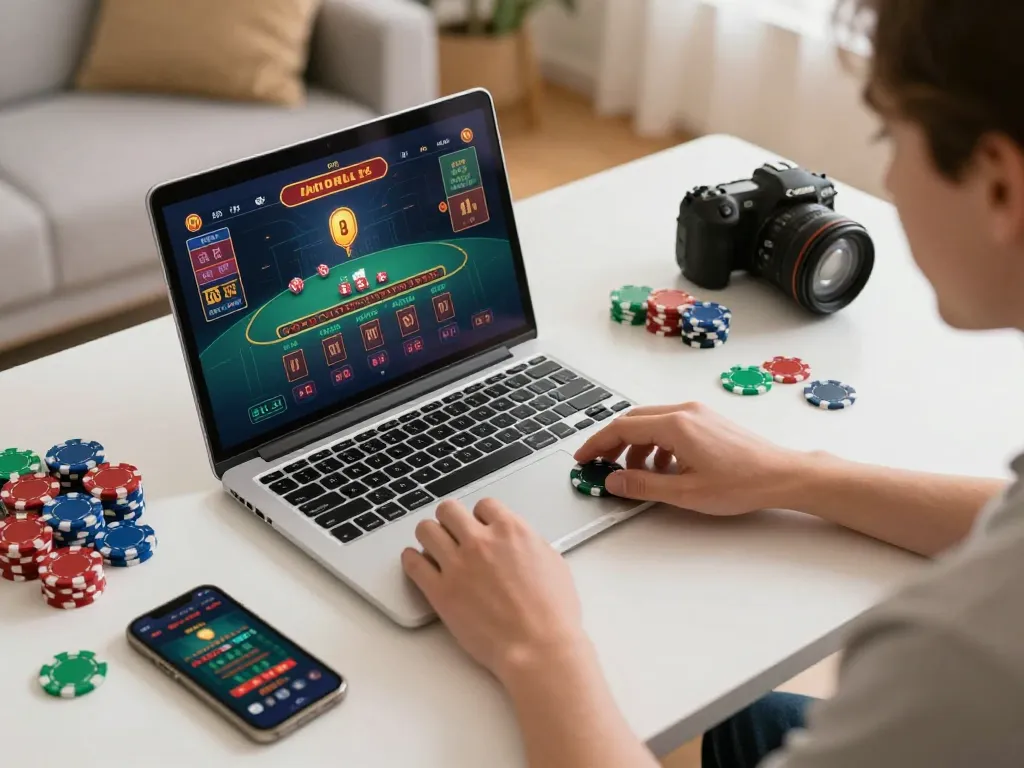 Players placing bets at SC 88 blackjack table during an exciting online gaming session.