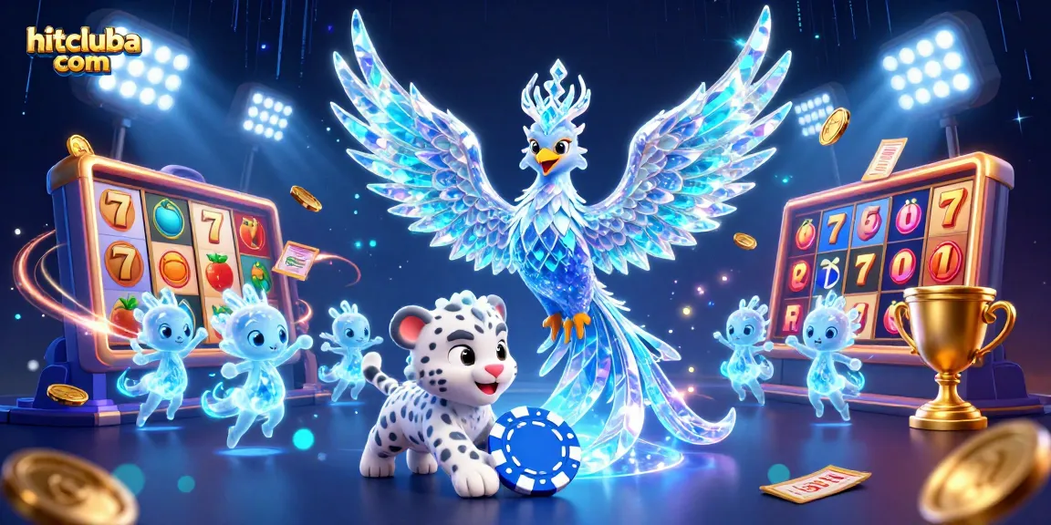 Engage with hitcluba com's vibrant slot gaming scene featuring glowing characters and dynamic elements.